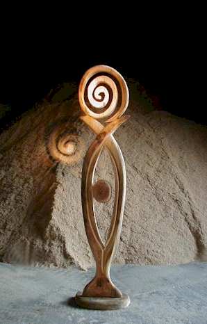 "Lichtblick Leben"  Skulptur von Holger B�r