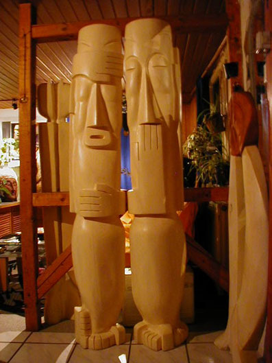 Blindlahm und Taubstumm Skulptur von Holger B�r